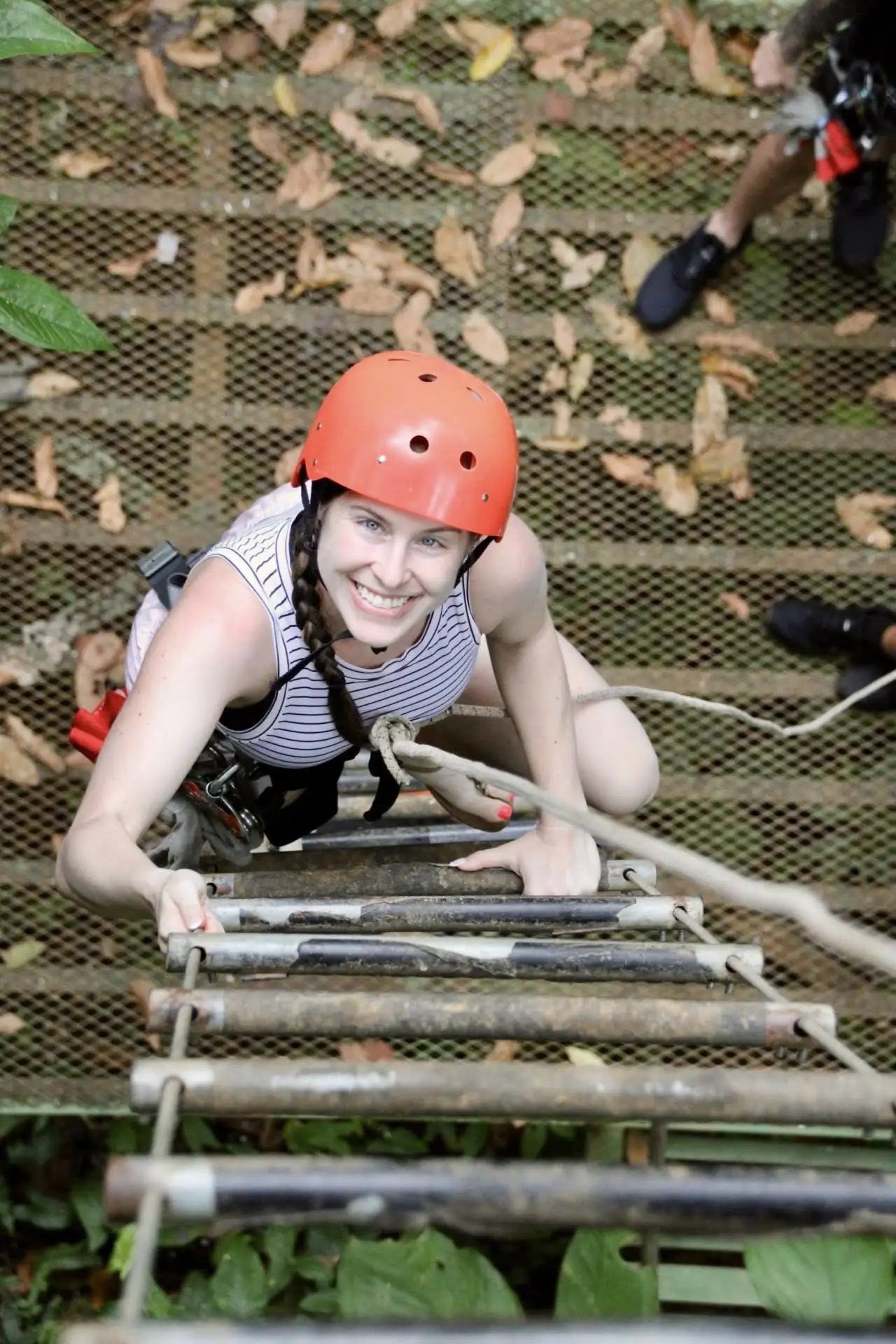 Zipline through the rainforest canopy, Quepo Canyoning